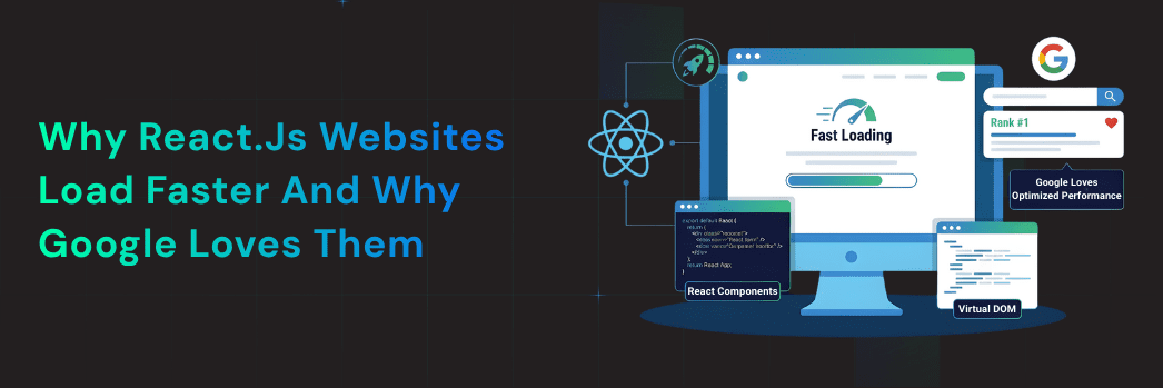 react.js websites load faster